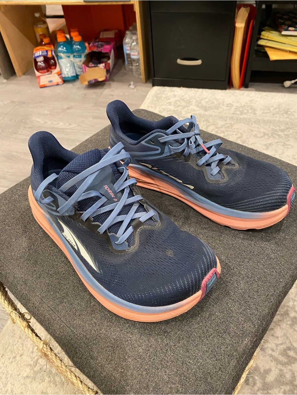 Altra Women's Navy and Peach Running Shoes